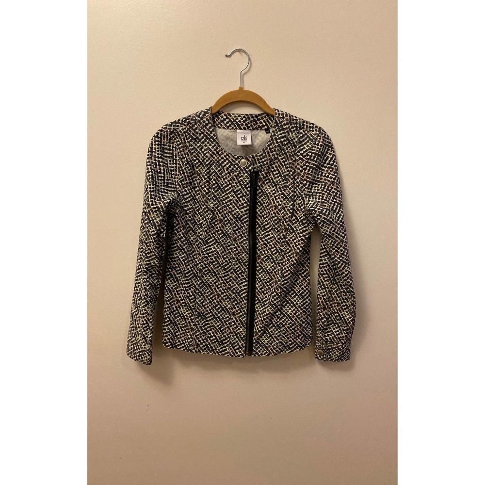 CAbi Moto Twill Zipper Jacket
